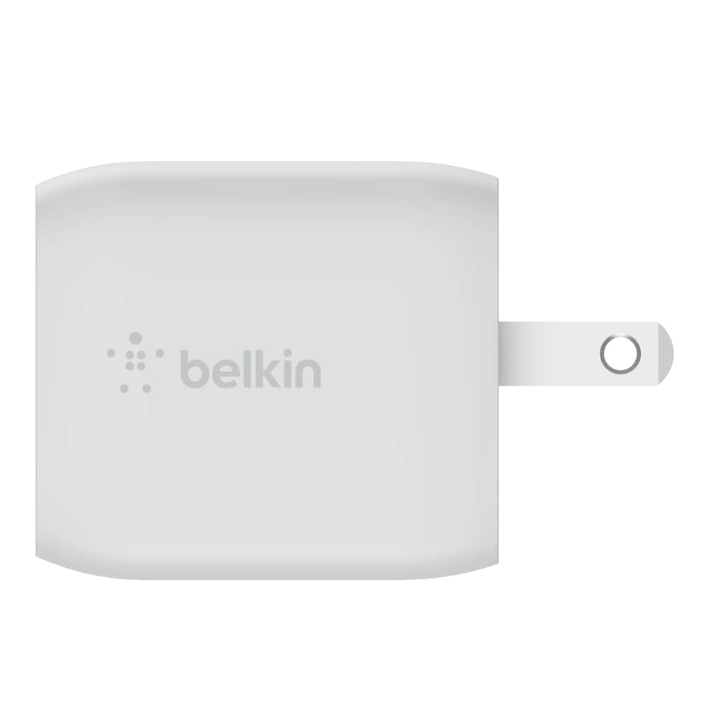 WCH011dqWH BoostCharge Dual USB-C GaN Wall Charger 45W White