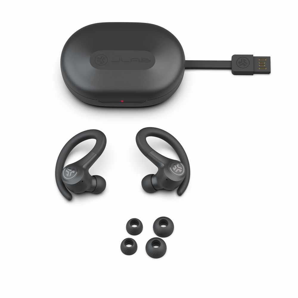 IFCEBGAIRSPRTRBLK124 Go Air Sport True Wireless Earbuds Graphite