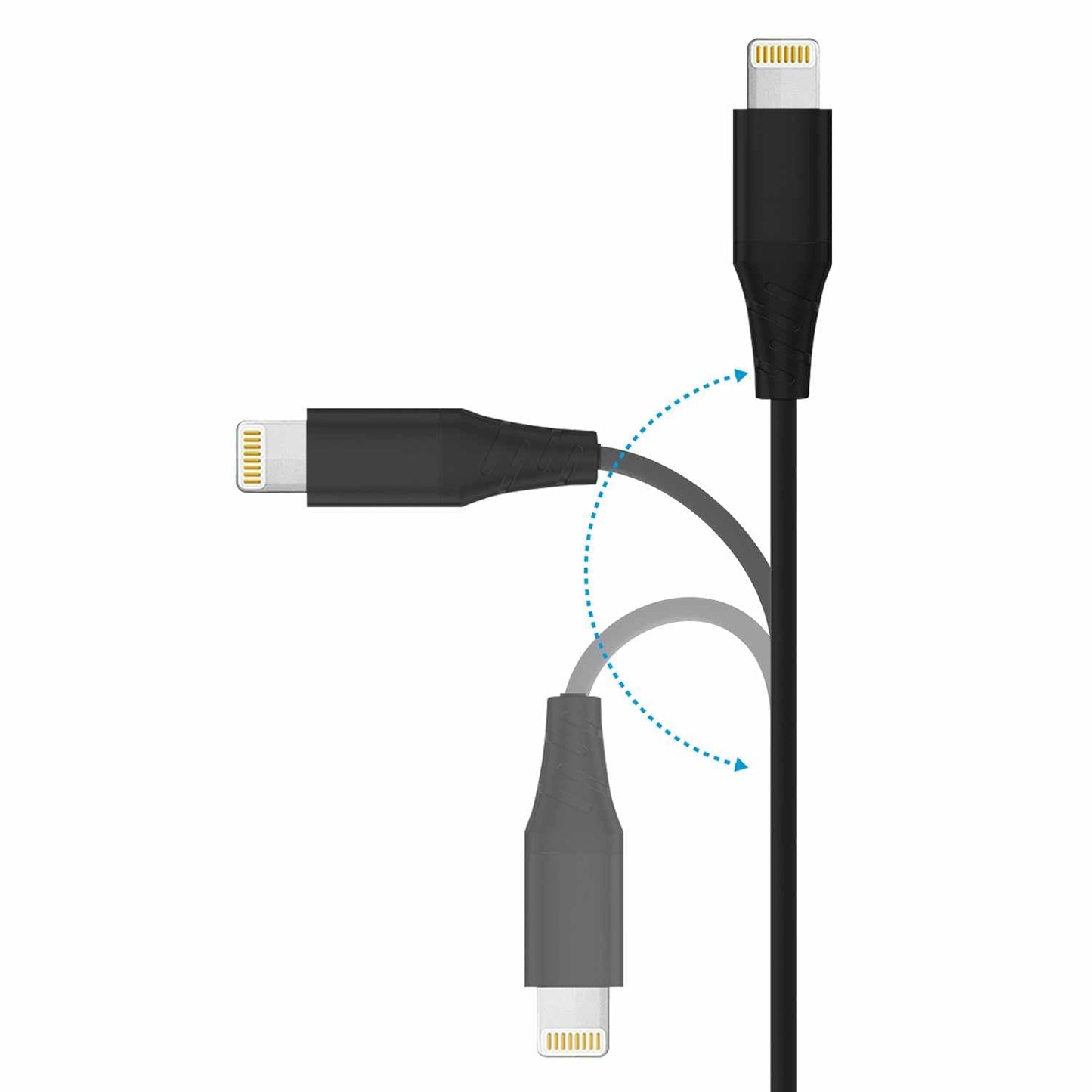 ETHSELTBE Helix Eco Lightning Earbuds Black