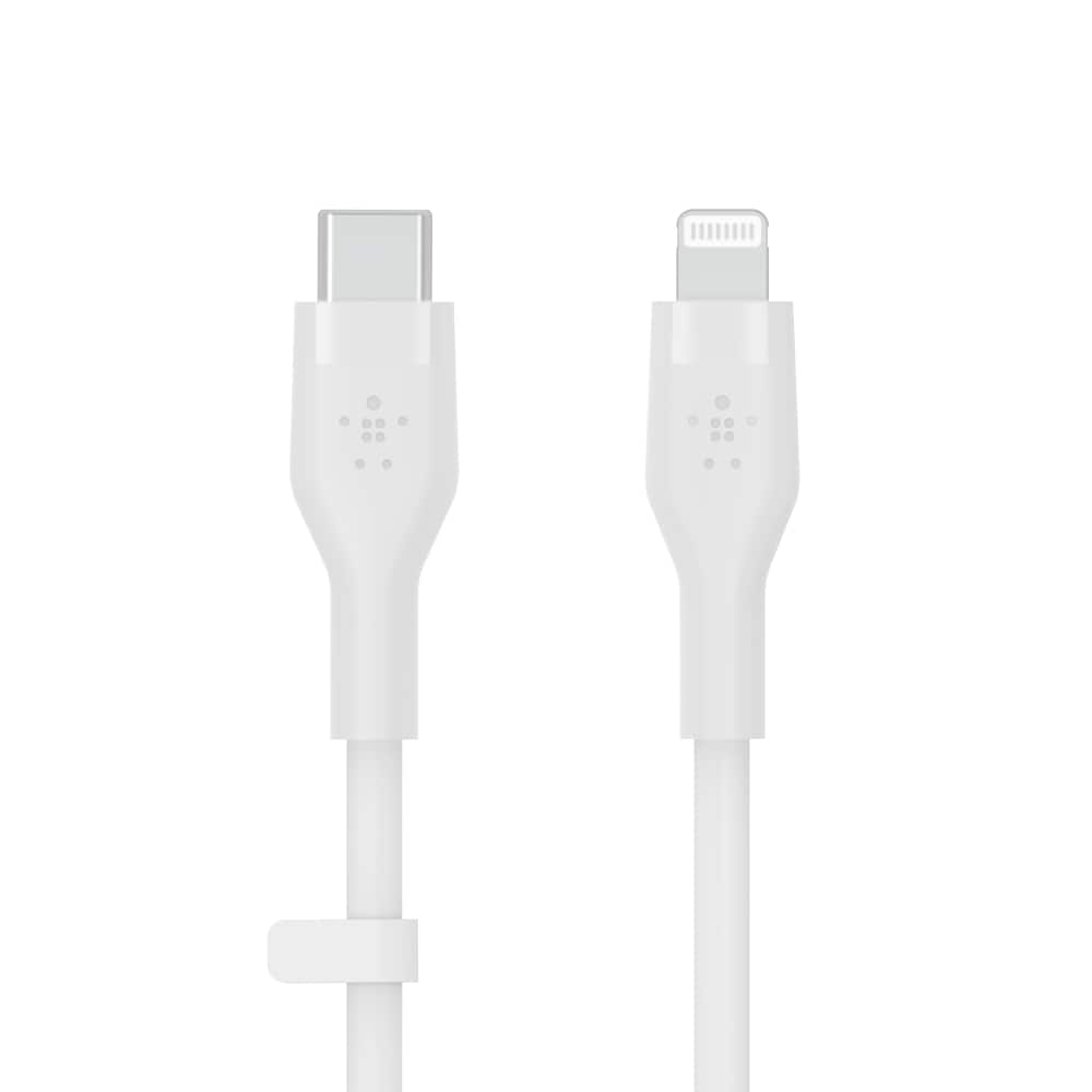 CAA009bt1MWH BoostCharge PRO USB-C Cable with Lightning Connector 3ft White