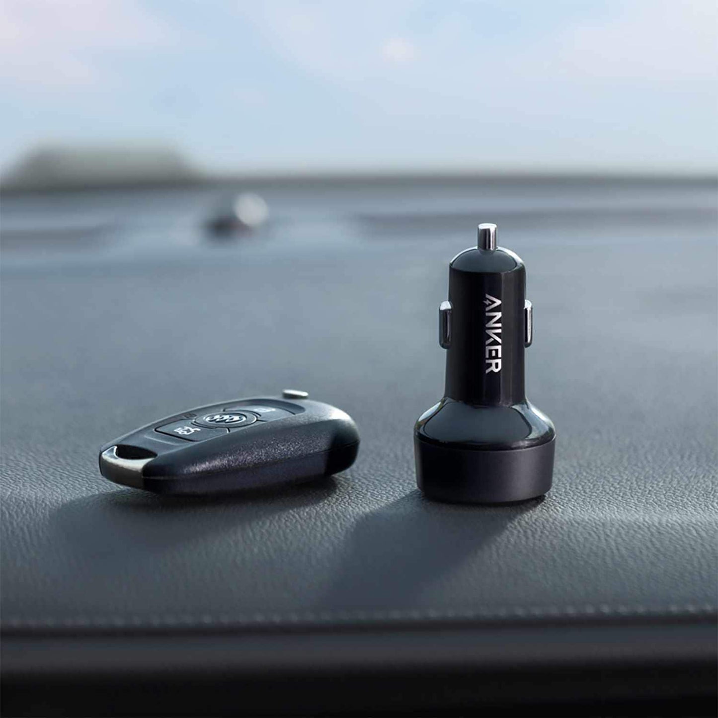 B2732HF15 35W Car Charger 2-Port USB-A/USB-C with USB-C Cable Black