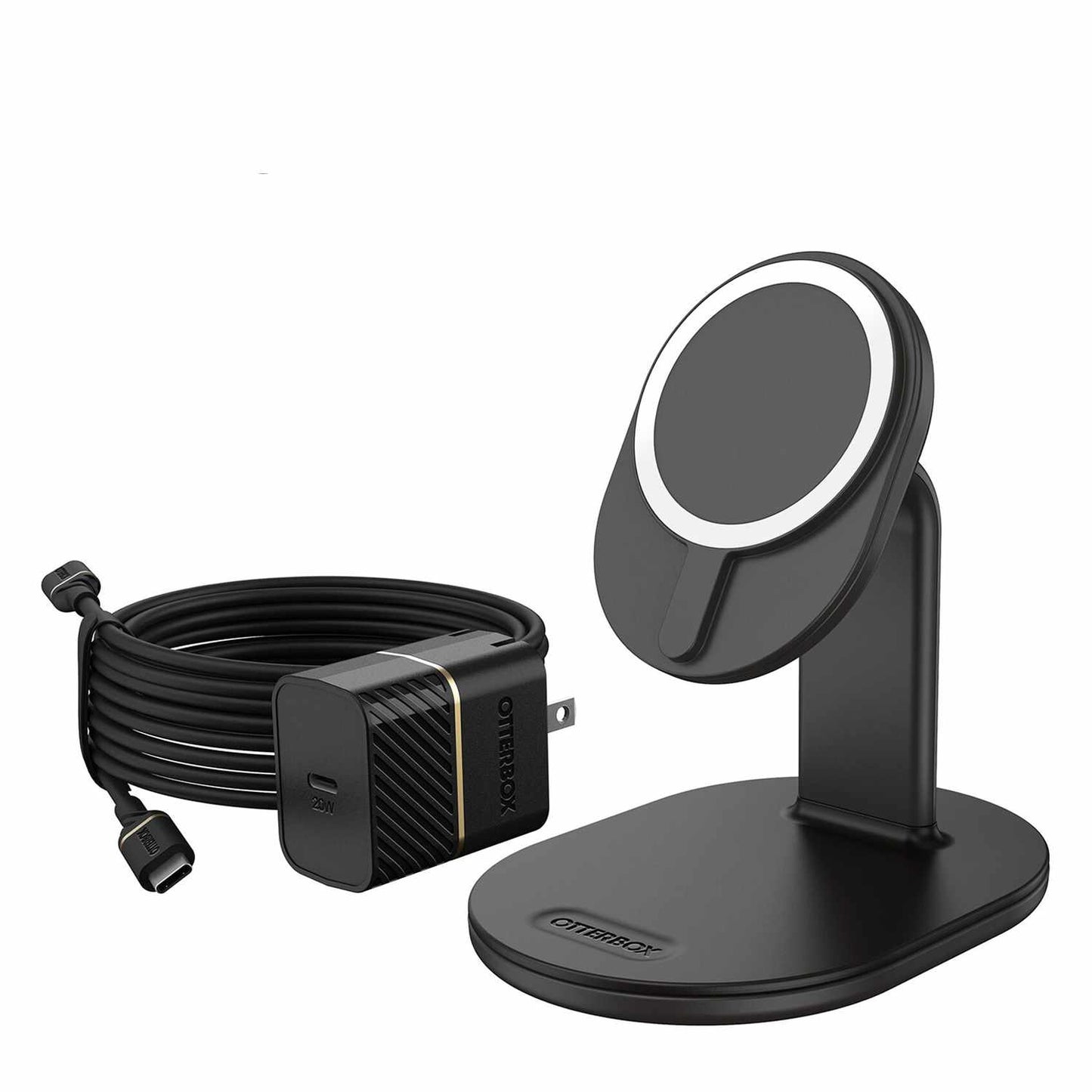 7881165 Wireless Charger Stand for MagSafe 7.5W Black/Glow Radiant