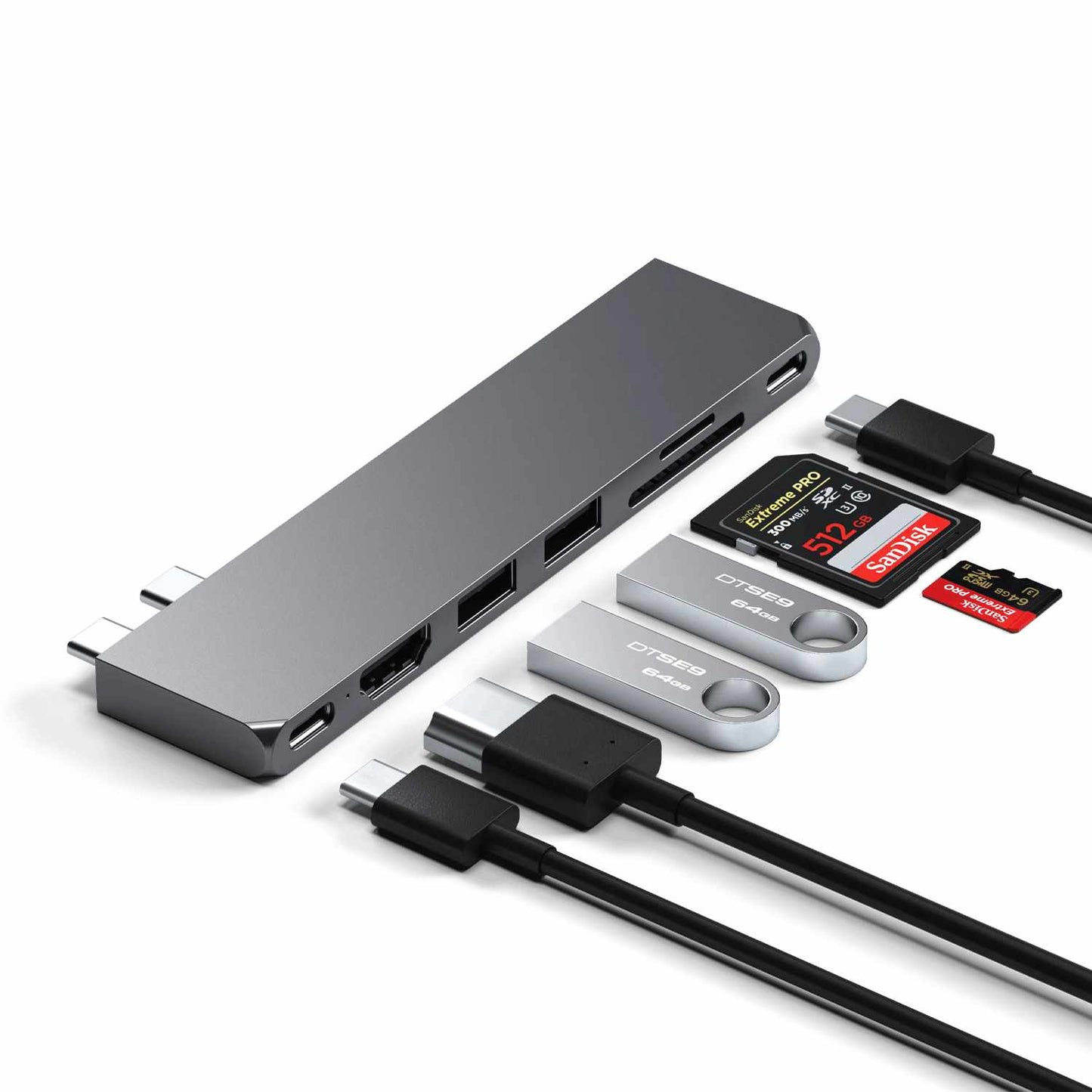 STHUCPHSM USB-C Pro Hub Slim Adapter Space Gray