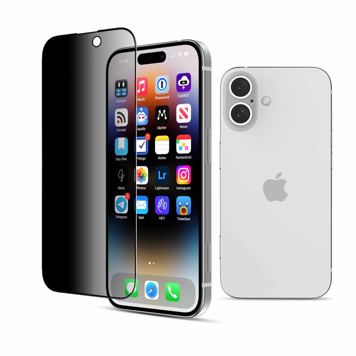 22PRISPIP16 Privacy Tempered Glass iPhone 16/15