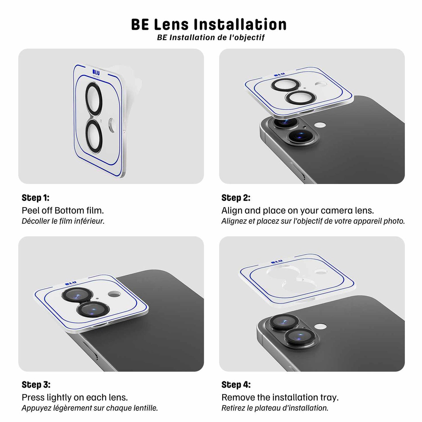 BELPS25U Aluminum 1 by 1 Lens Protector Galaxy S25 Ultra Black