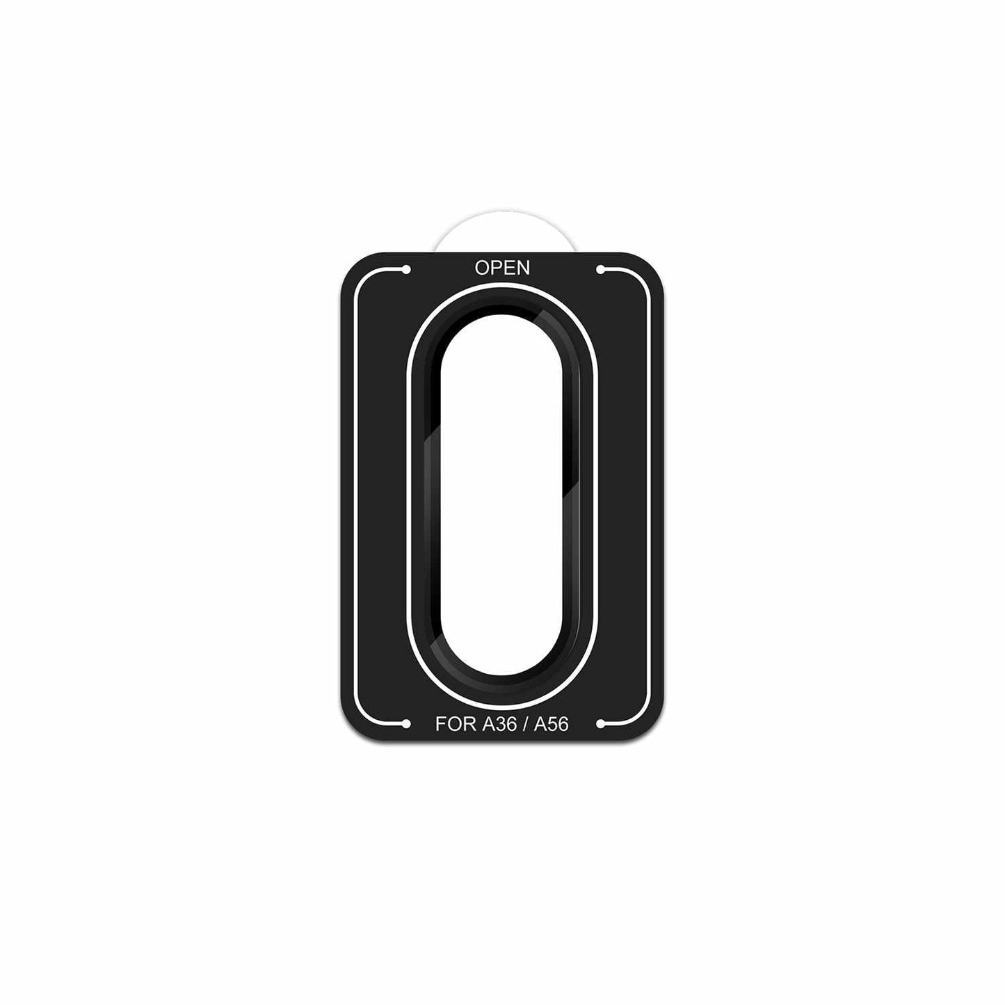 BELPGA36 Full Cover Aluminum Lens Protector Galaxy A36 5G/A56 Black