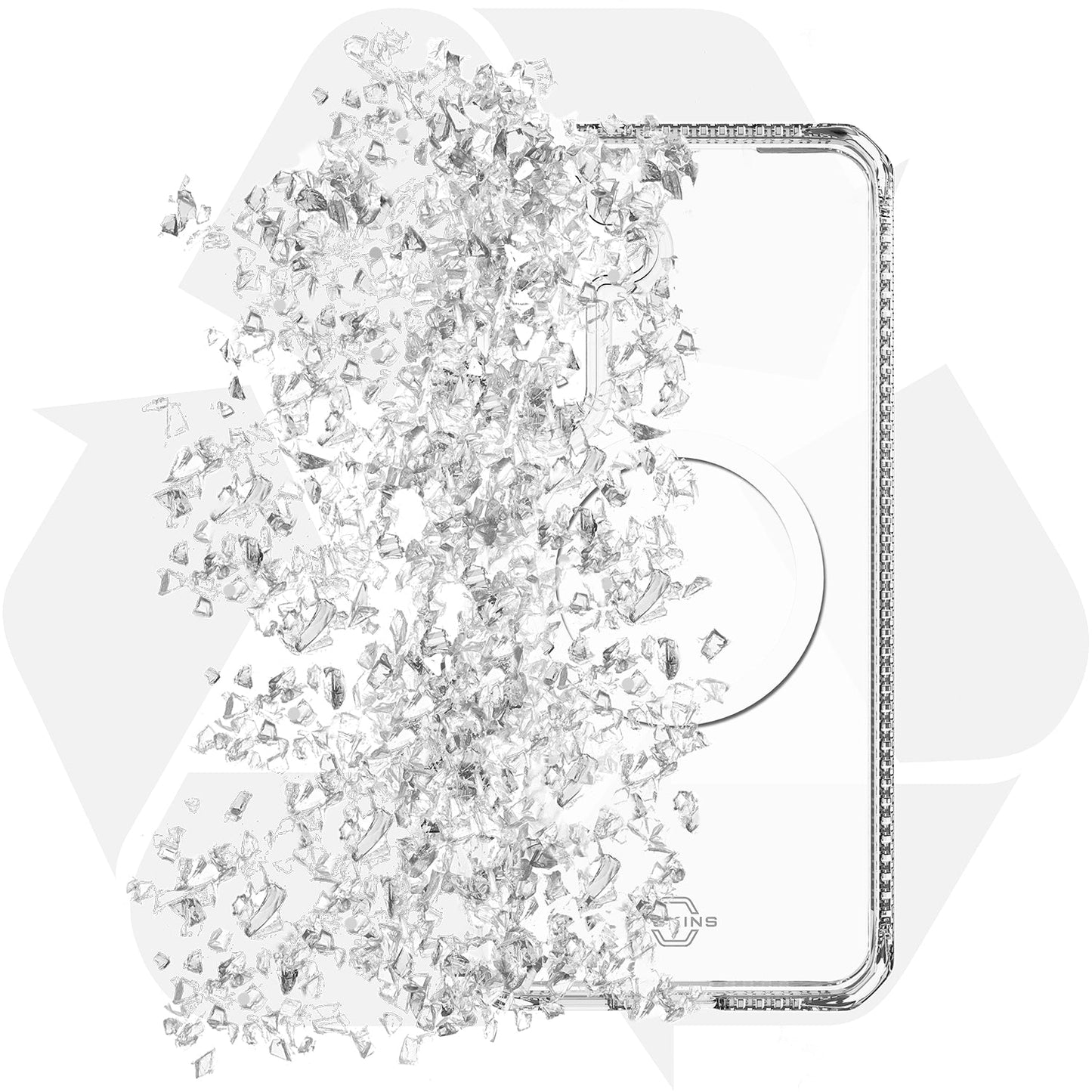 SG5FHMACRTRSP Hybrid_R Case w/Magnets Galaxy S25 FE Clear