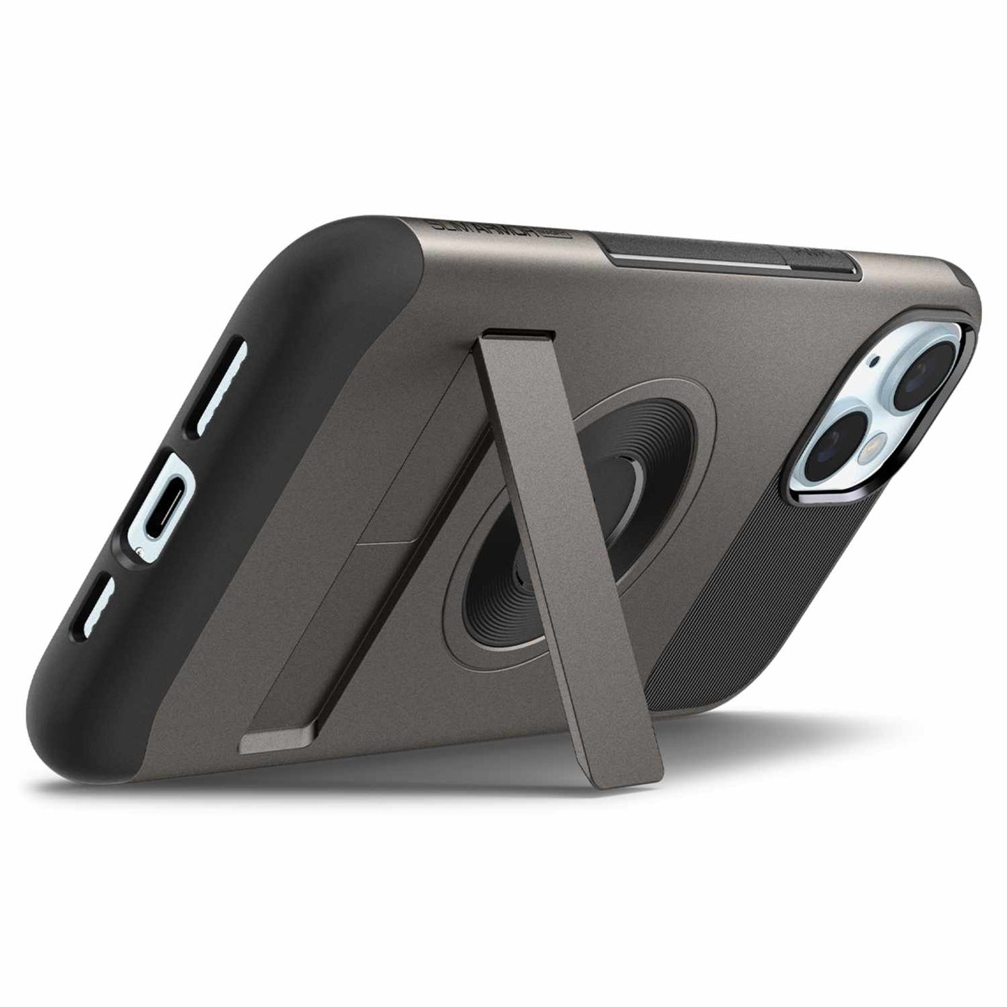 ACS06486 Slim Armor MagFit Case iPhone 15 Gunmetal