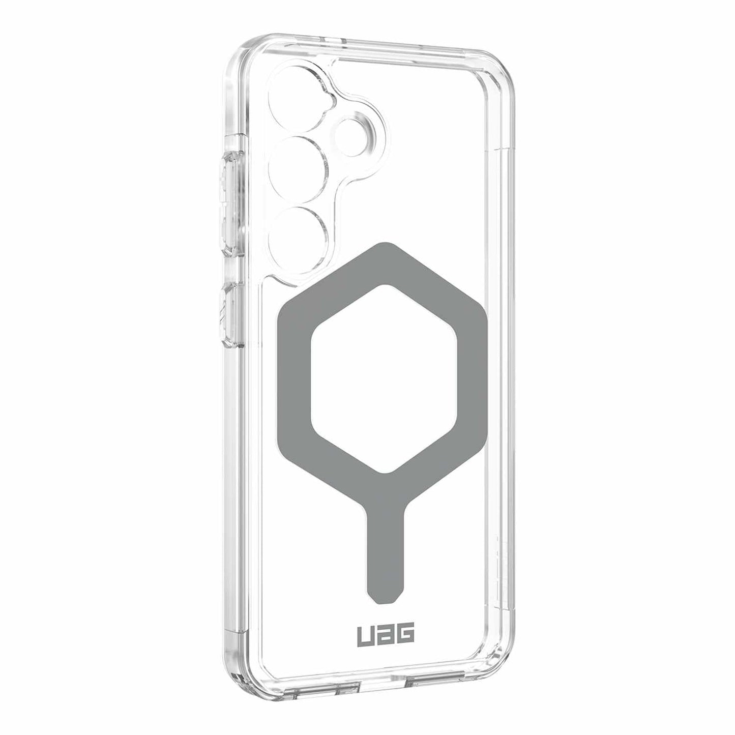 214488114333 Plyo Clear Case w/Magnet Galaxy S25 Ice/Silver