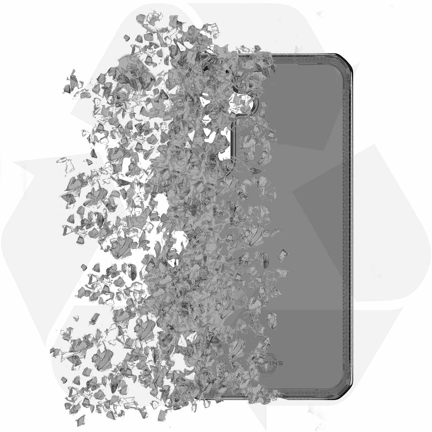 SGZRSPECMSMOK Spectrum_R Clear Case Galaxy S25 Smoke
