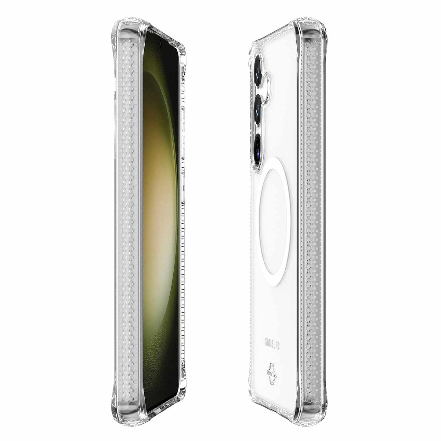 SGZPHMACRTRSP Hybrid_R Clear Case w/Magnets Galaxy S25+ Transparent