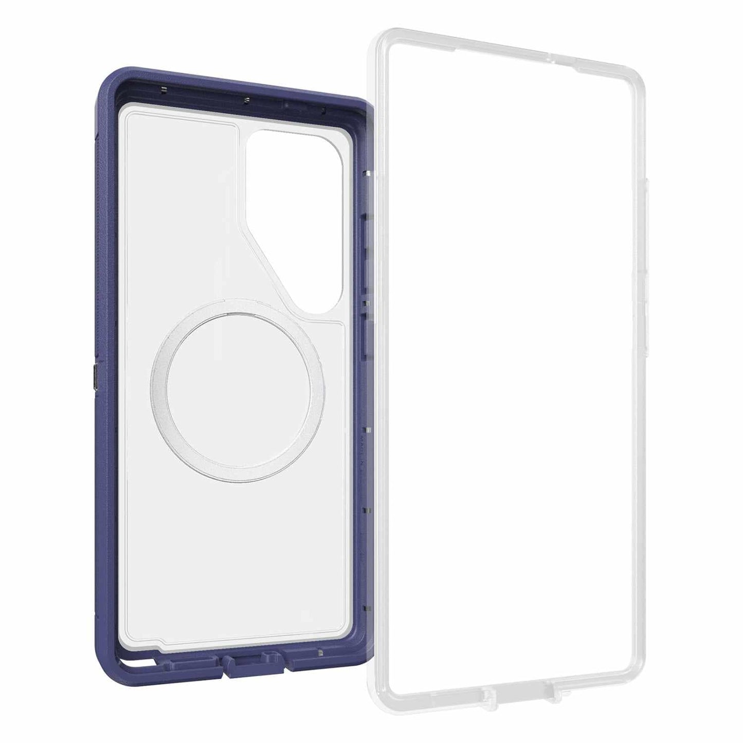7797642 Defender Pro XT Clear w/Magnets Galaxy S25 Ultra Violet Thunder