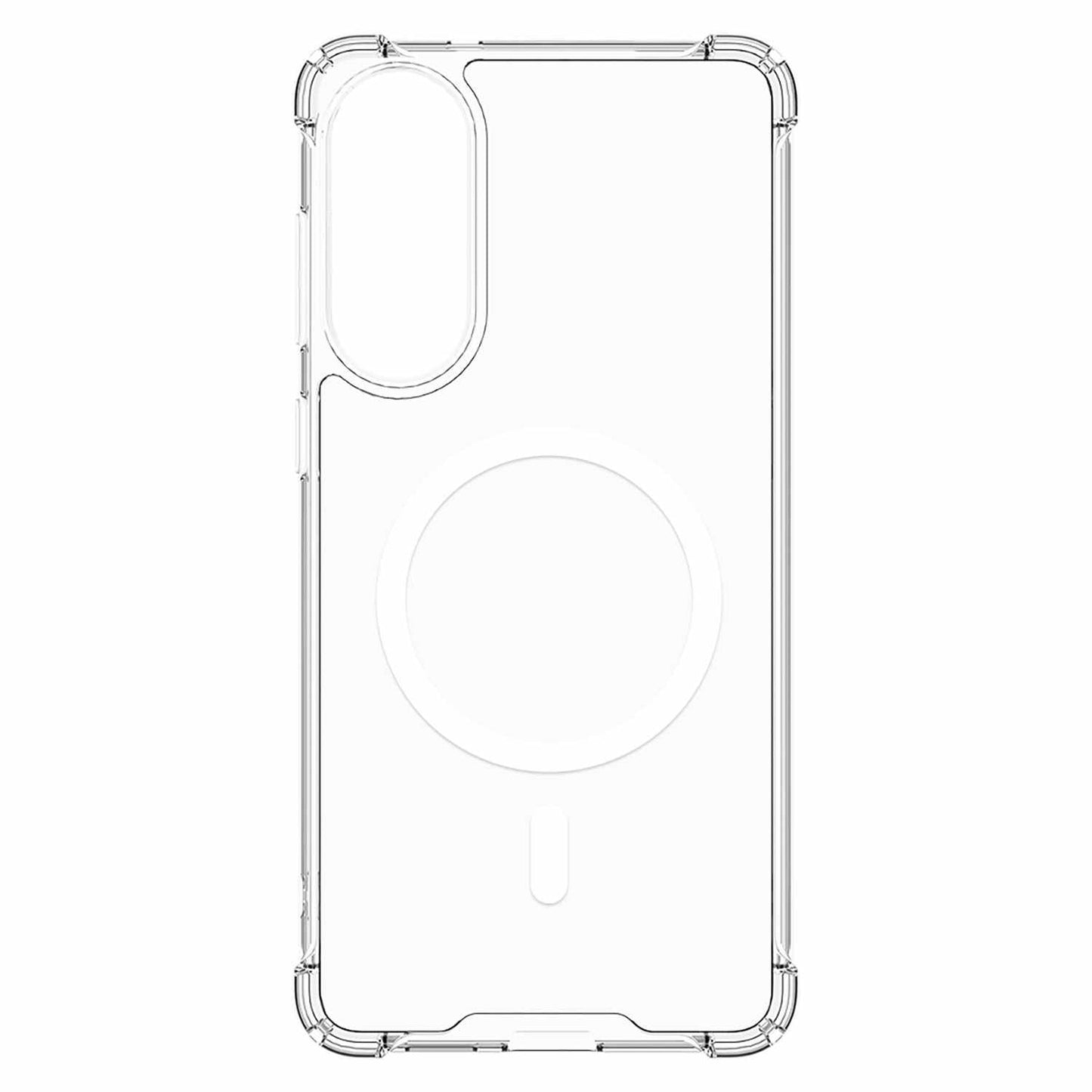 BESEDGE3 DropZone Rugged Clear Case w/Magnets Galaxy S25 Edge Clear