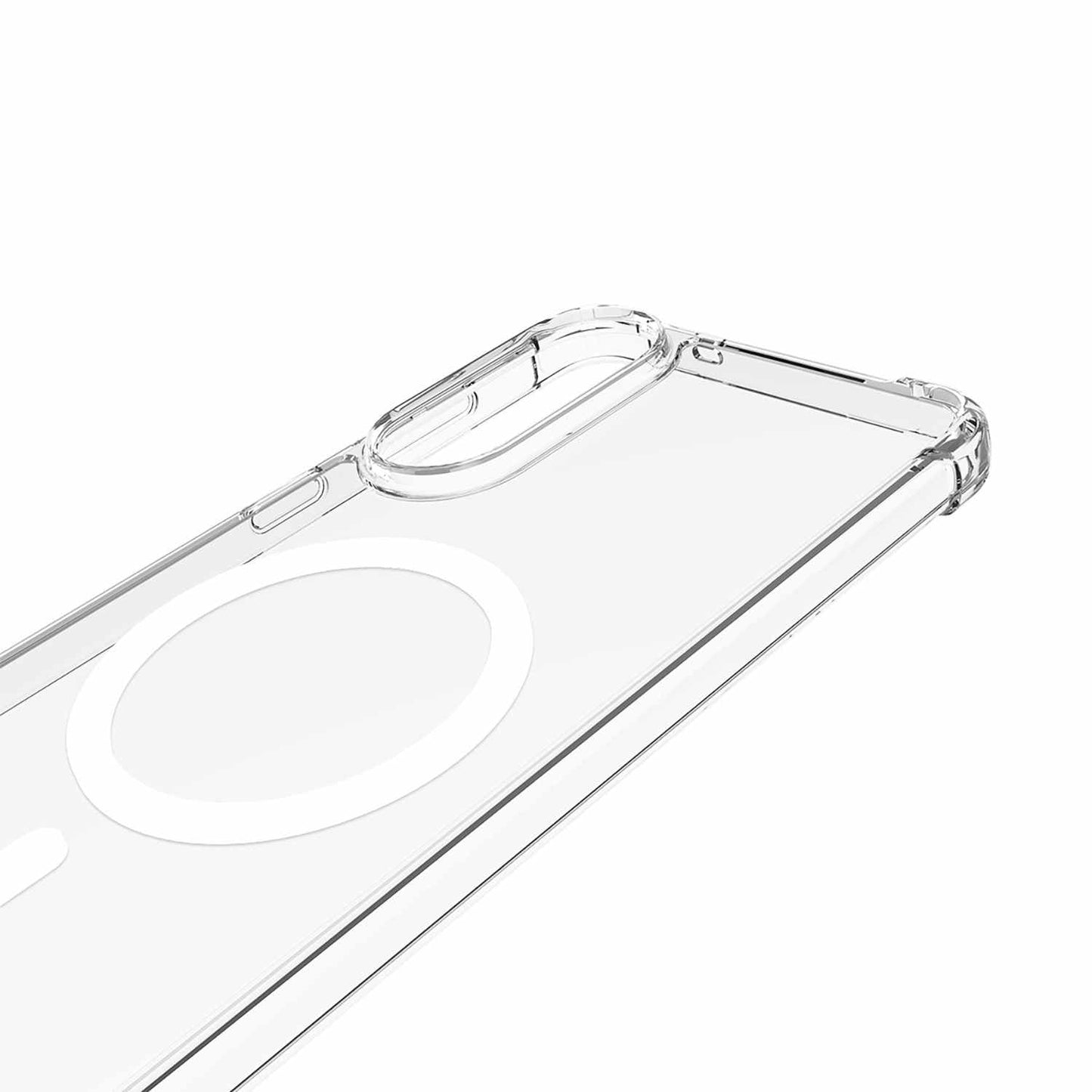 BESEDGE3 DropZone Rugged Clear Case w/Magnets Galaxy S25 Edge Clear