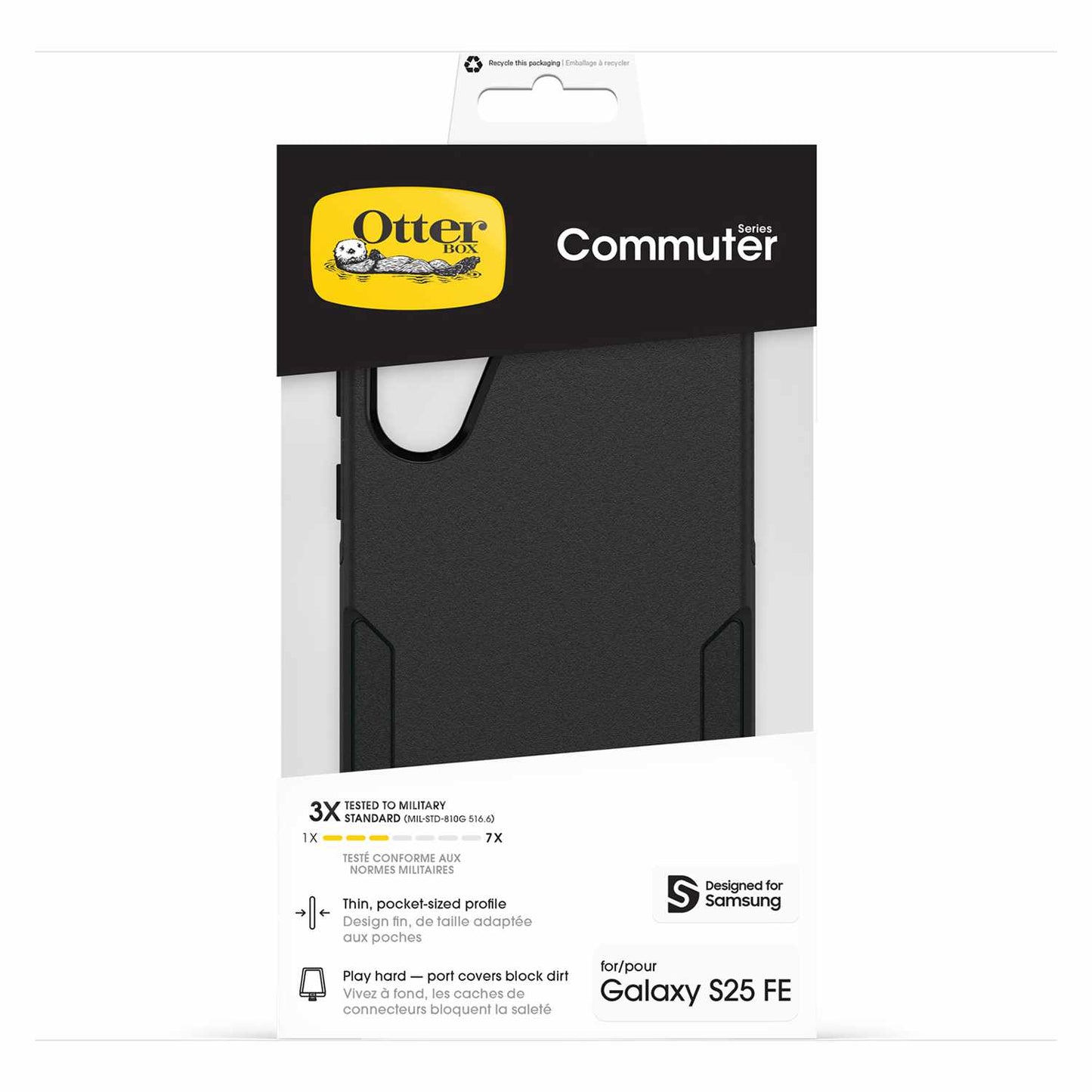 7799246 Commuter Case Galaxy S25 FE Black