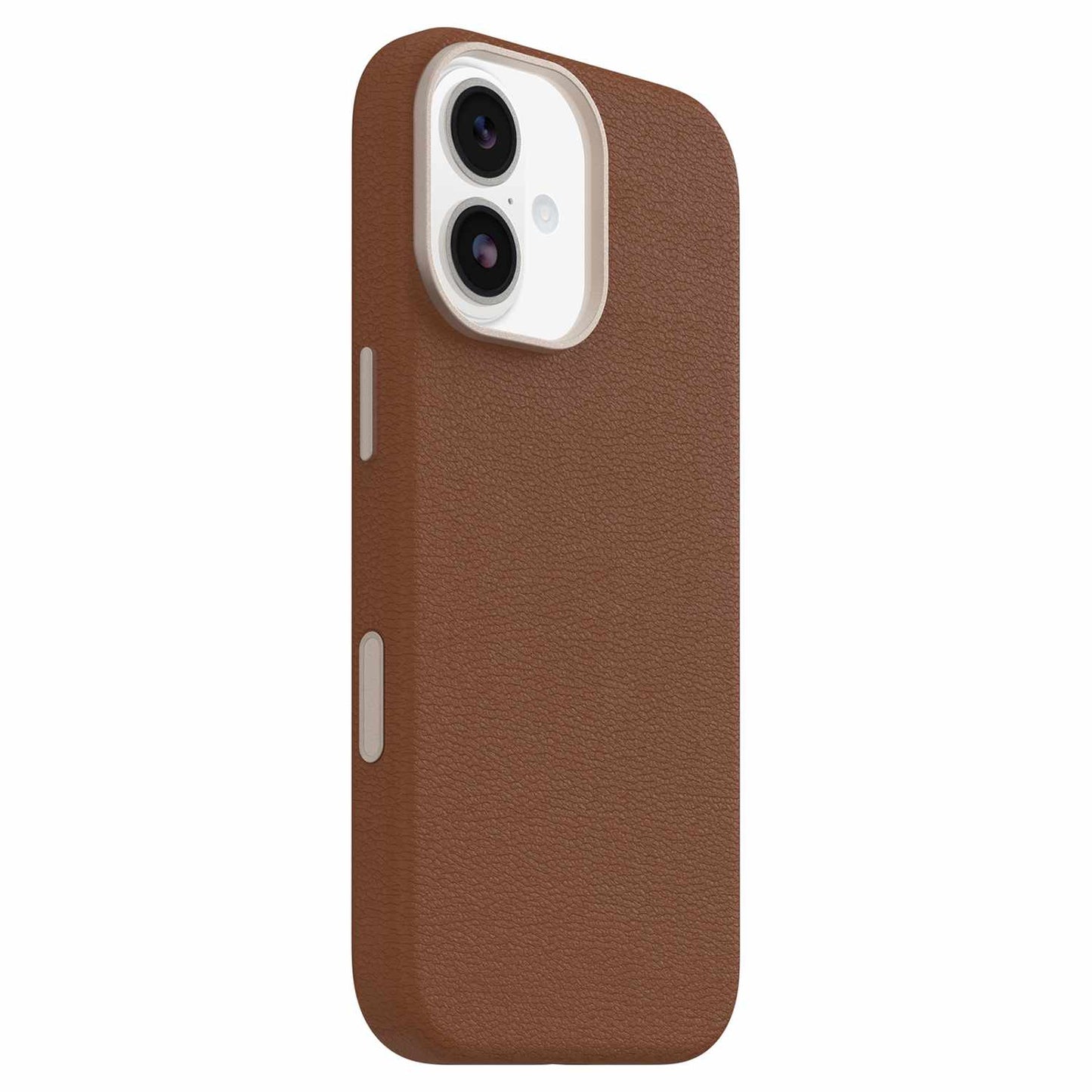 7799016 Symmetry Cactus Leather MagSafe Case w/Camera Control iPhone 17 Dessert Saddle (Brown)
