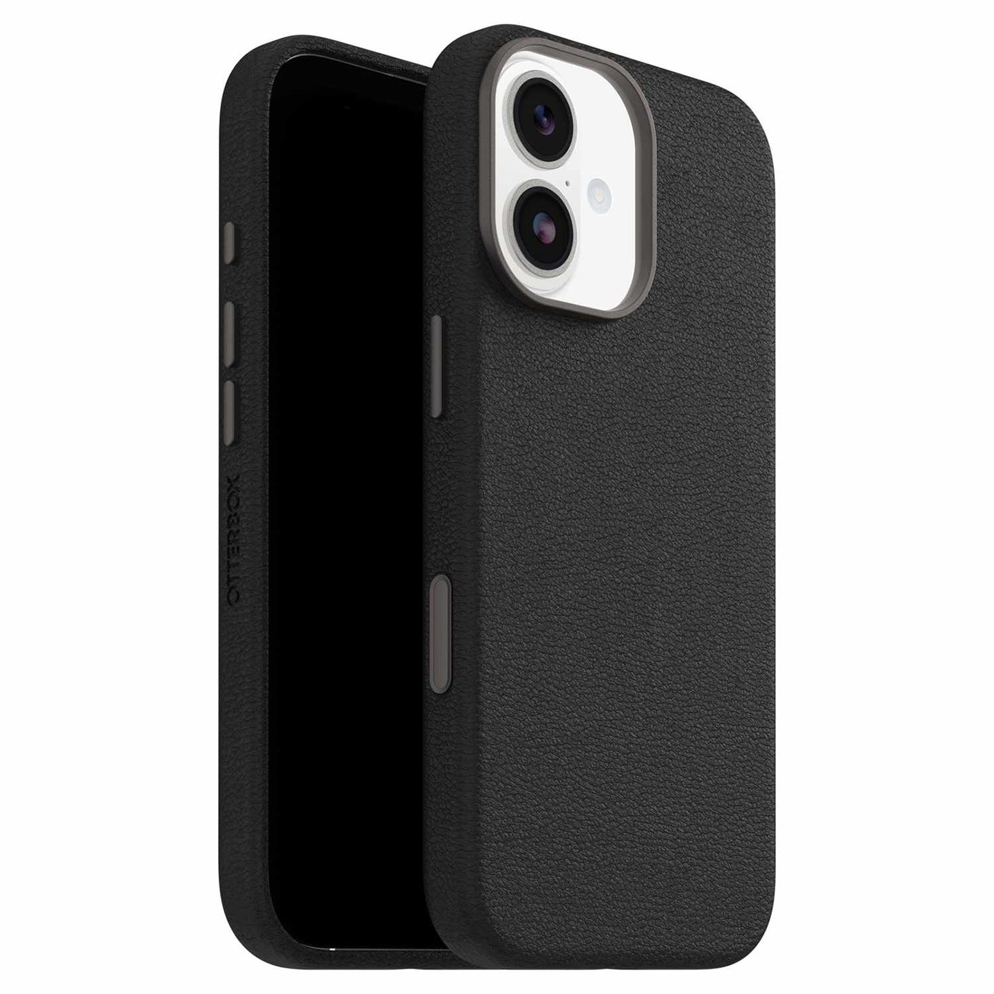 7799012 Symmetry Cactus Leather MagSafe Case w/Camera Control iPhone 17 Noir Ash (Black)