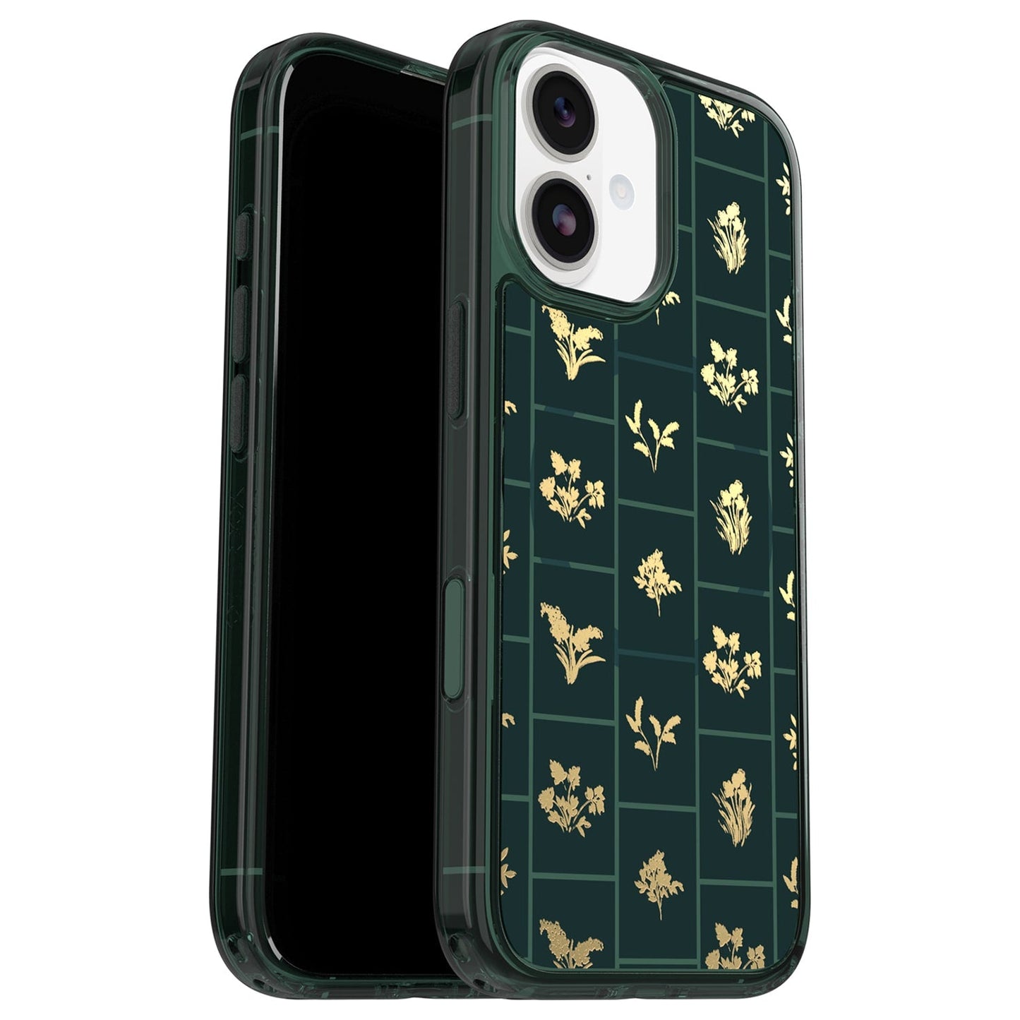 7798882 Symmetry Clear MagSafe Case w/Camera Control iPhone 17 Golden Bloom (Green)