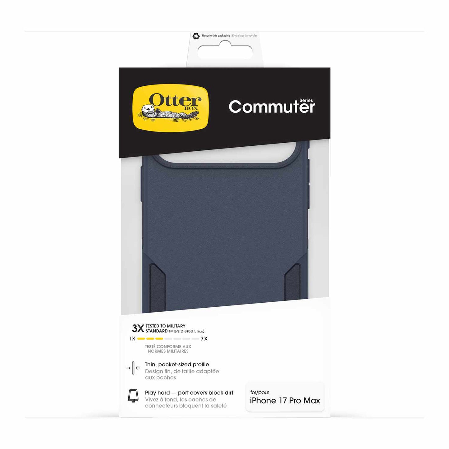 7798346 Commuter MagSafe Case w/Camera Control iPhone 17 Pro Max Riverside (Blue)