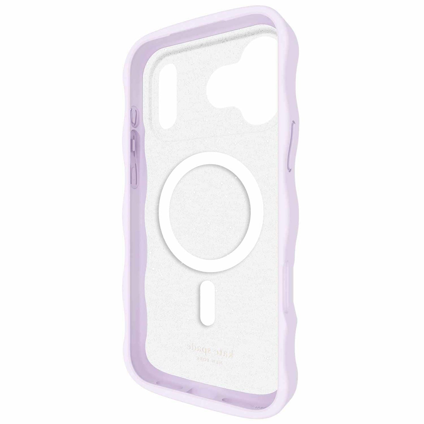 KS057256 Wavy MagSafe Case iPhone 17 Pro Max Opal Glitter
