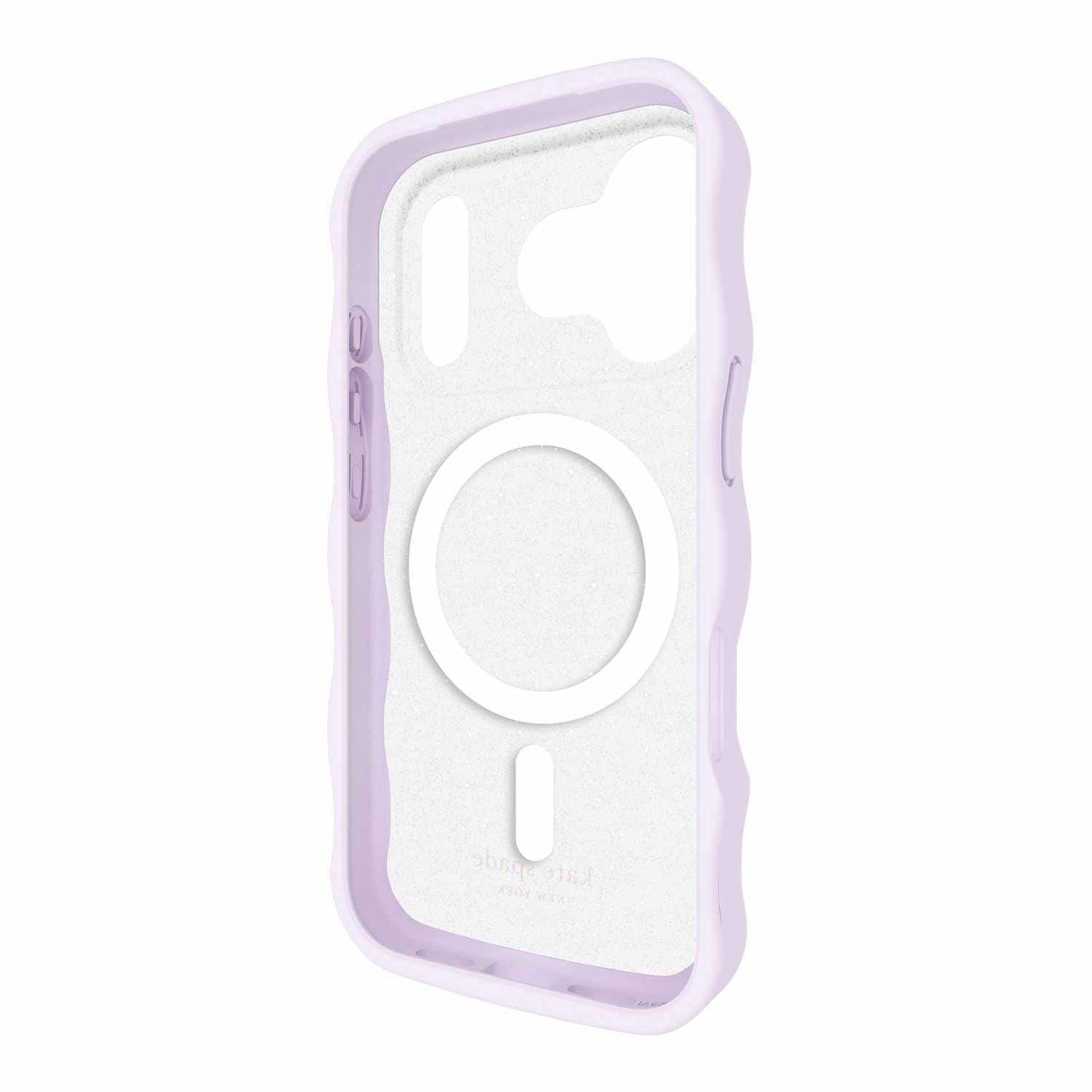 KS057330 Wavy MagSafe Case iPhone 17 Pro Opal Glitter