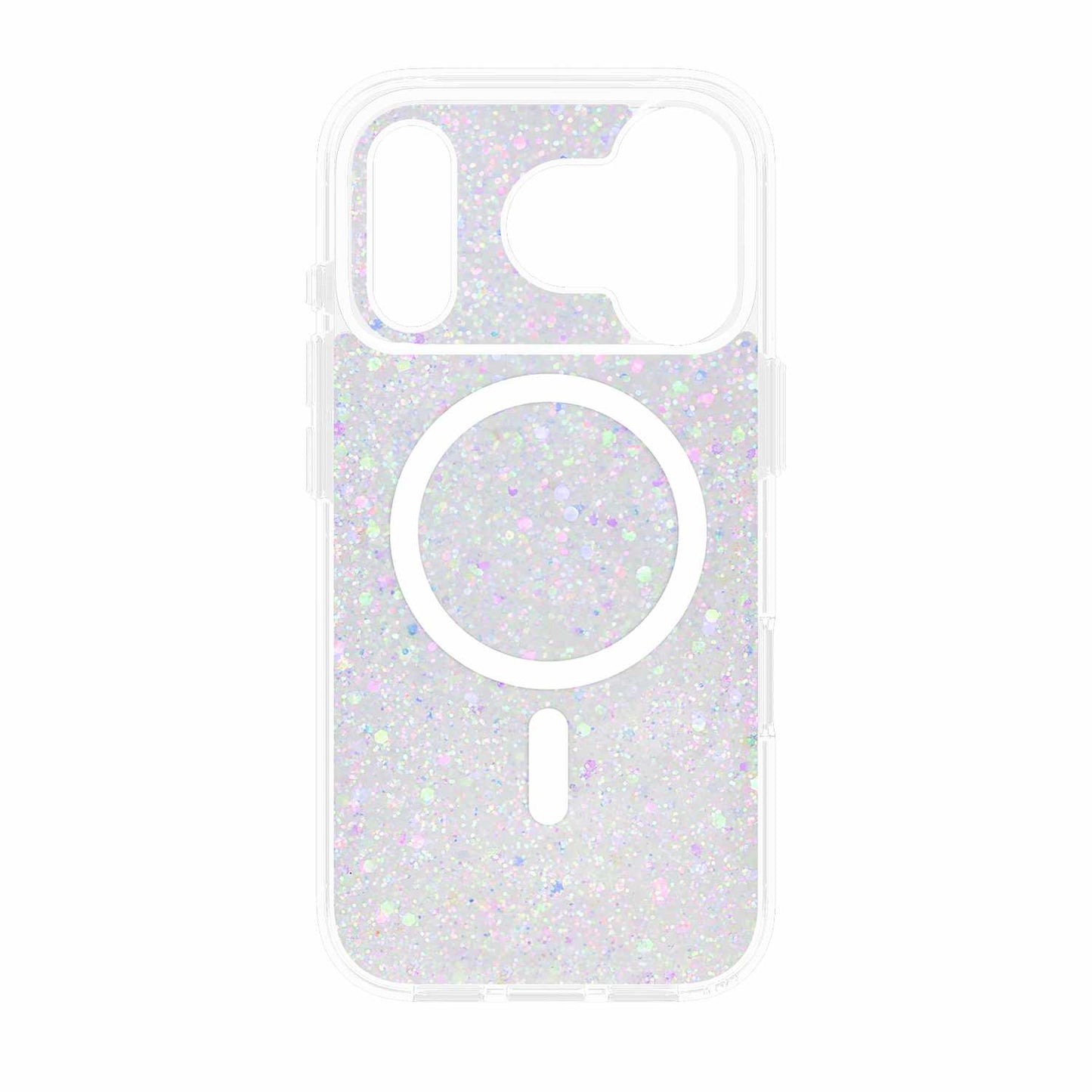 KS057314 Protective MagSafe Case iPhone 17 Pro Chunky Glitter Iridescent
