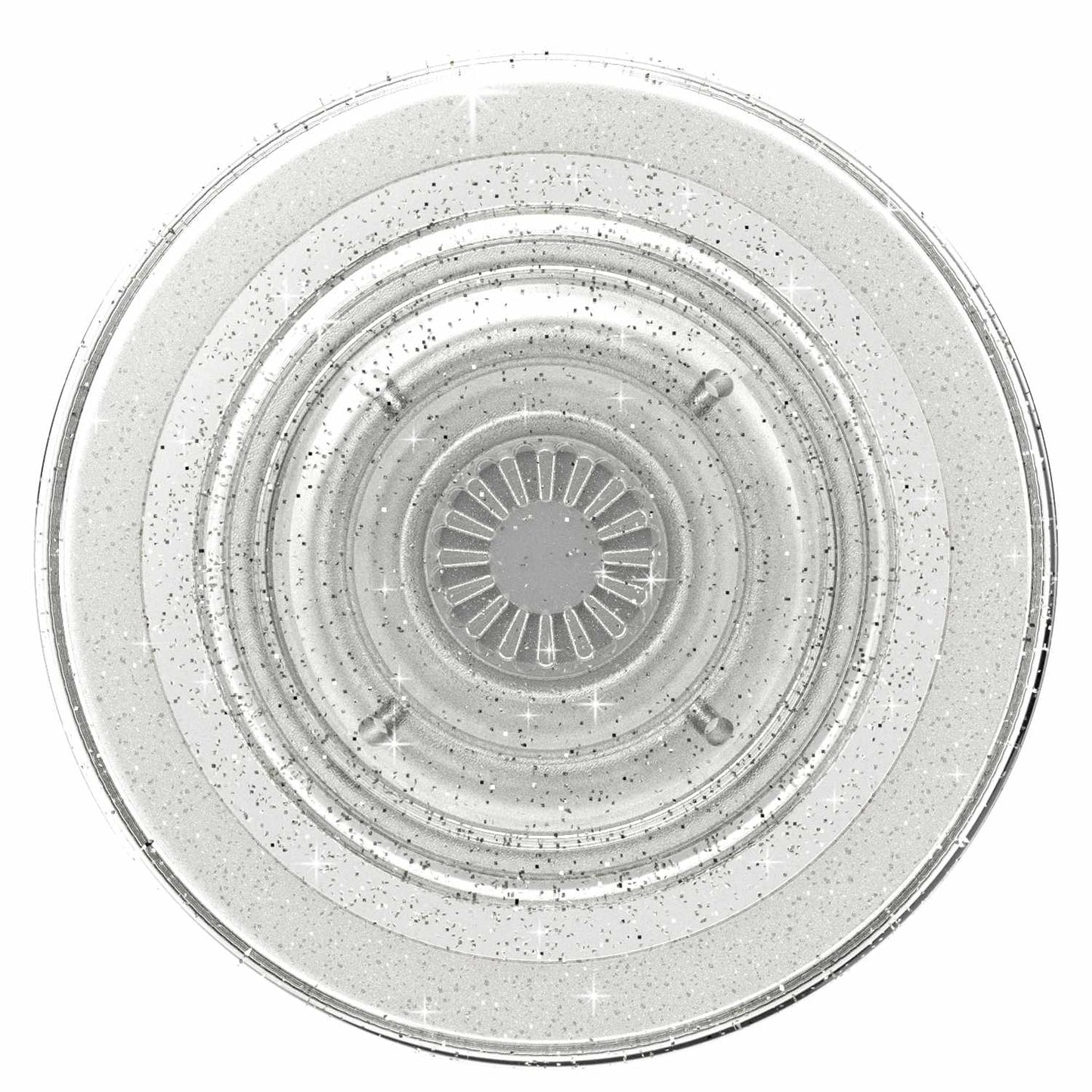 806866 PopGrip For MagSafe Round with Adapter Ring Clear Glitter