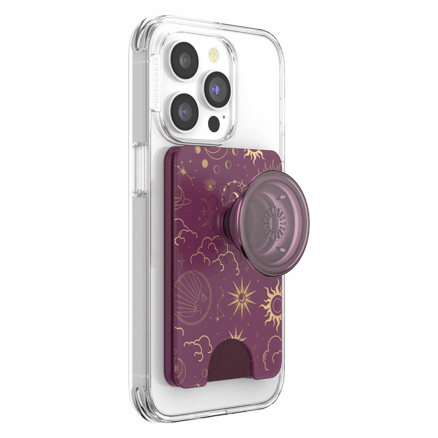 807359 PopWallet+ For MagSafe with Adapter Celestial Mauve
