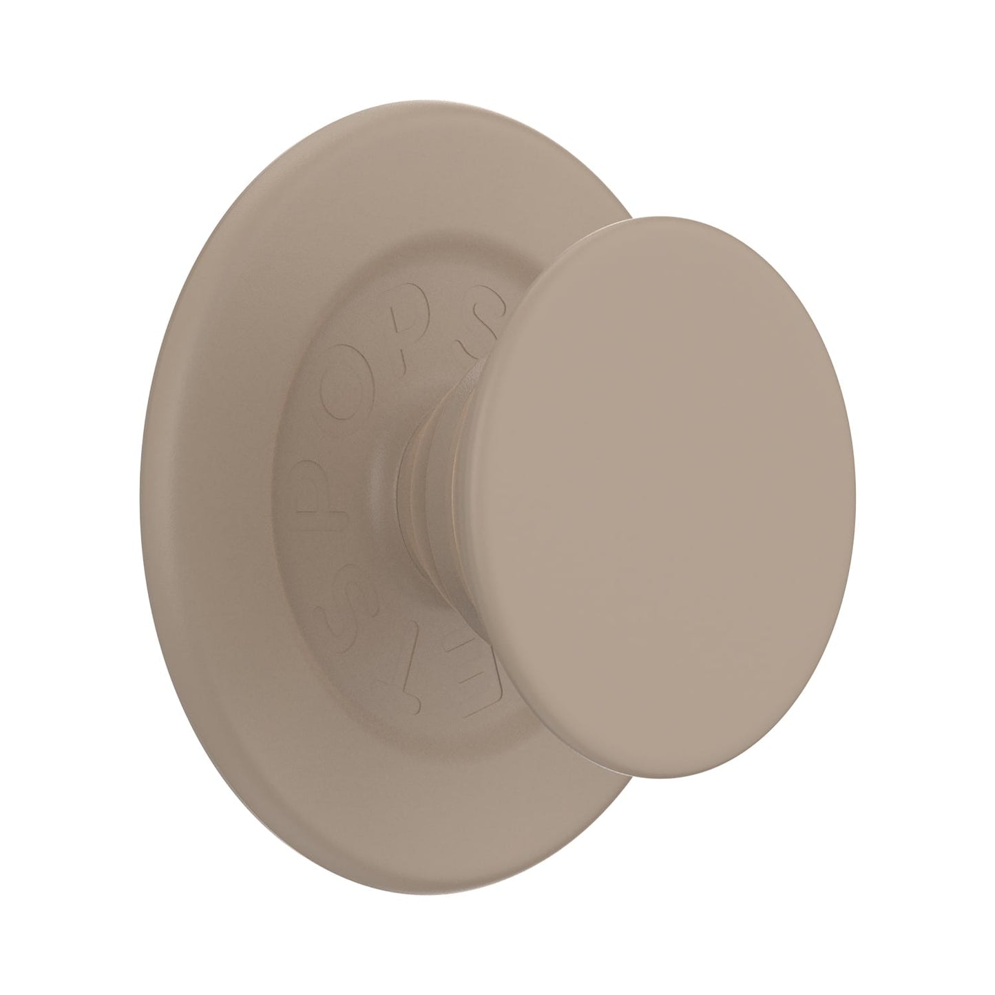 807491 PopGrip for MagSafe Round with Adapter Ring Soft Touch Latte
