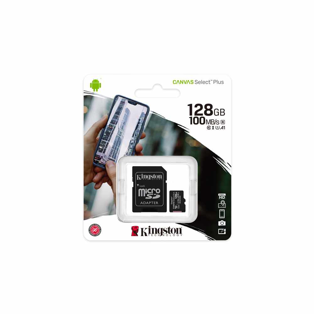 134355 128GB microSDXC Class 10 Flash Memory Card