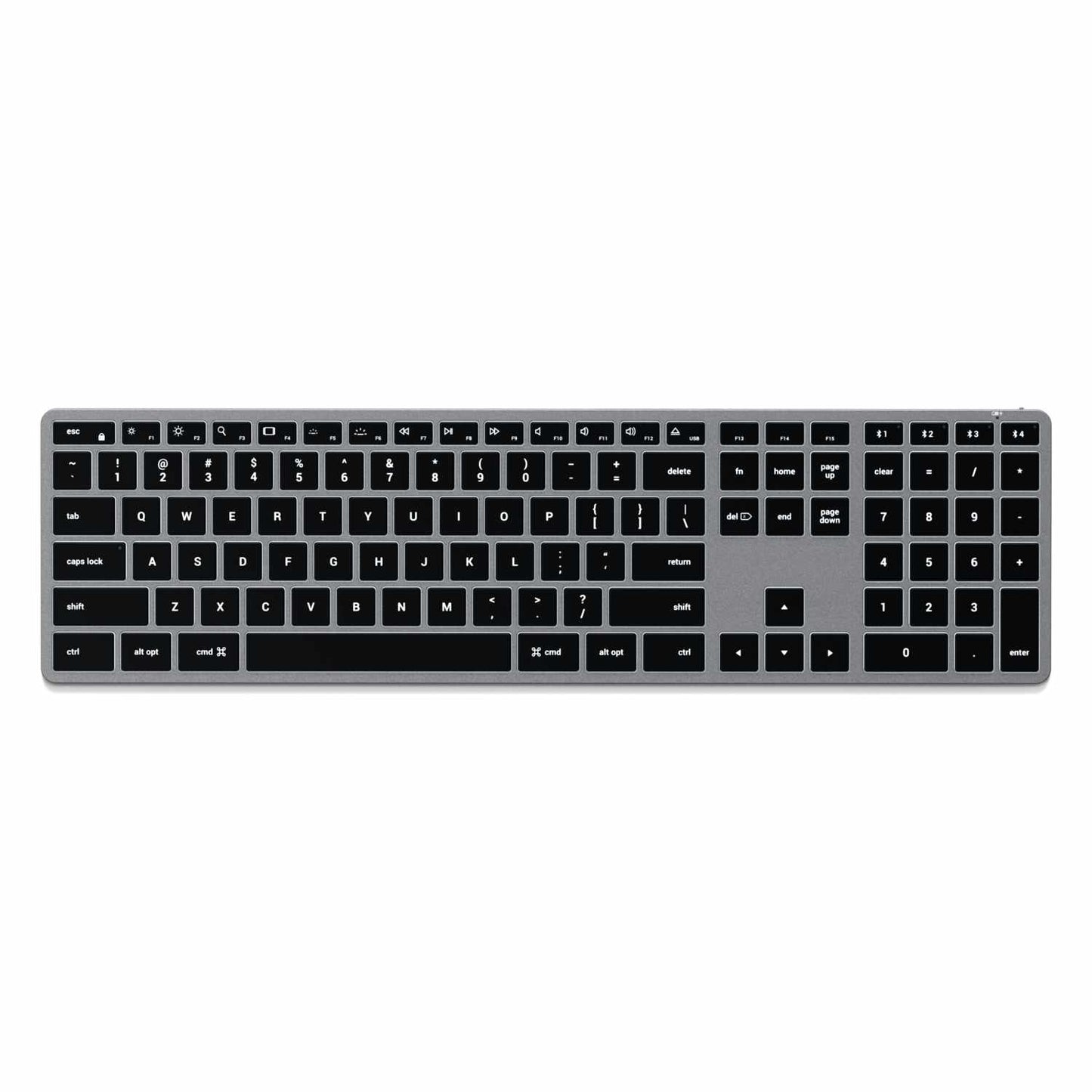STBTSX3M Slim X3 Backlit Bluetooth Keyboard Space Gray