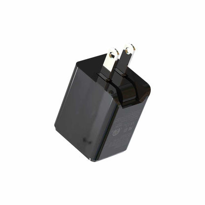 BEWCA20WB Wall Charger Dual USB-C 20W PD and USB-A Black