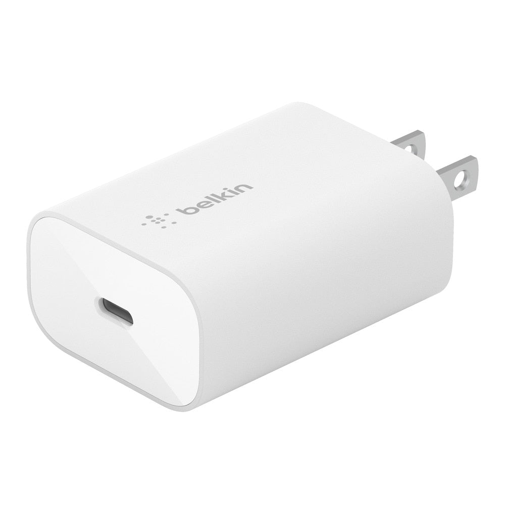 Belkin BoostCharge Wall Charger 25W PD/PPS USB-C White - GekkoTech