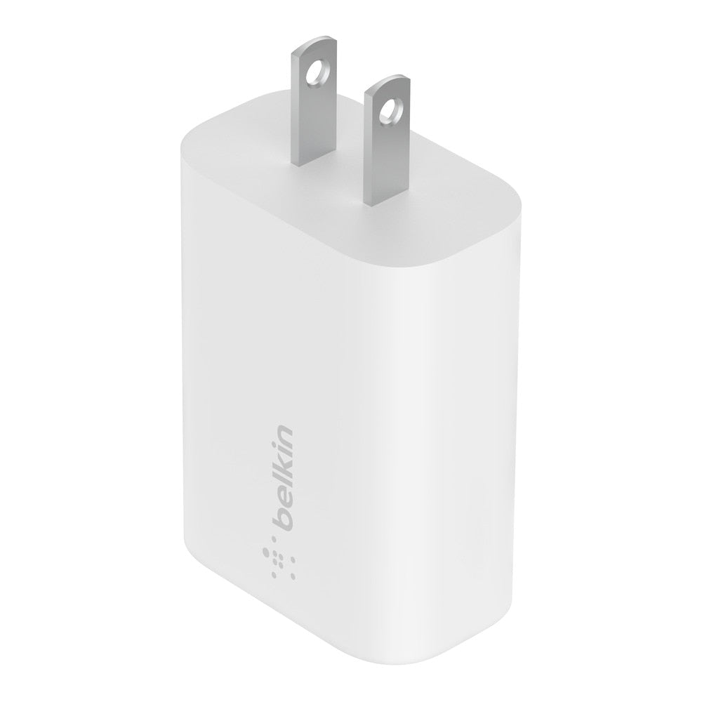 Belkin BoostCharge Wall Charger 25W PD/PPS USB-C White - GekkoTech