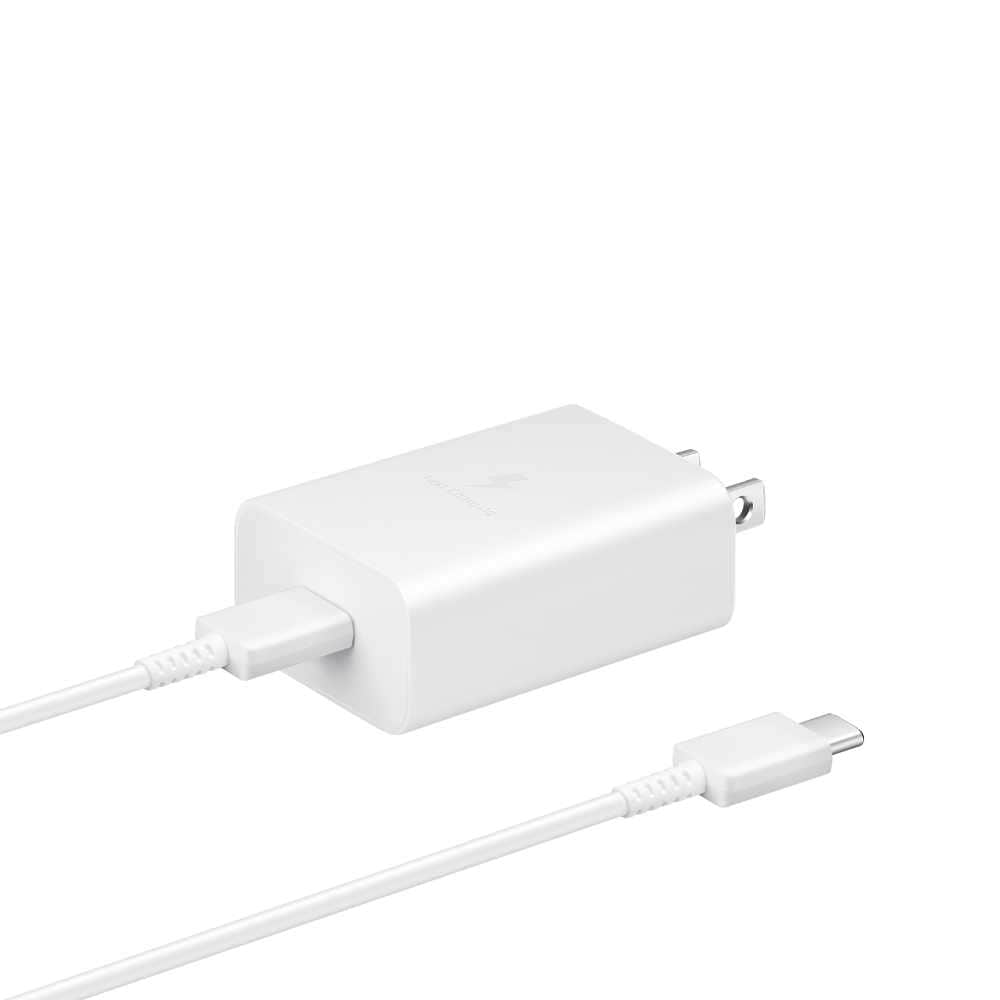 Samsung Wall Charger 15W with USB-C to USB-C Cable White