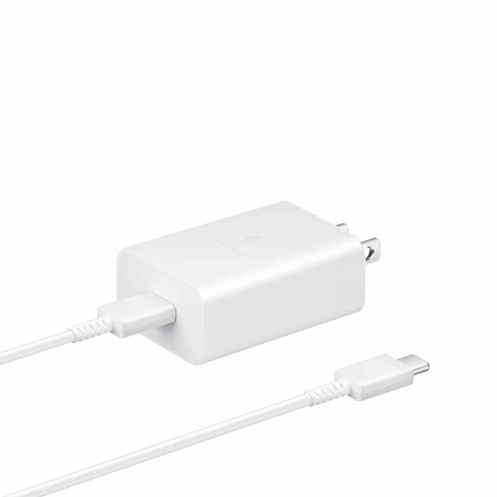 Samsung Wall Charger 15W with USB-C to USB-C Cable White