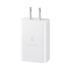 Samsung Wall Charger 15W with USB-C to USB-C Cable White