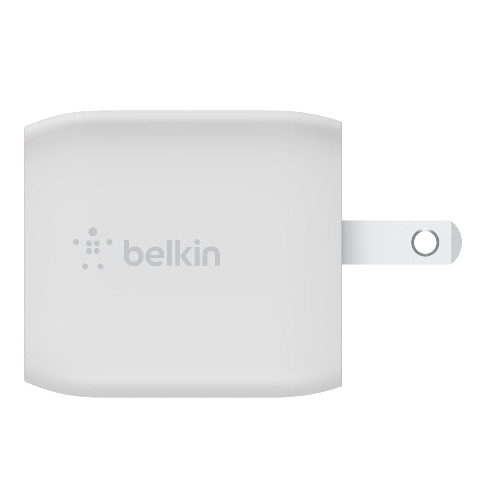 Belkin BoostCharge Wall Charger 45W PPS 2-Ports USB-C GaN White