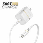 OtterBox Premium Wall Charger 20W PD with 3ft Lightning Cable White