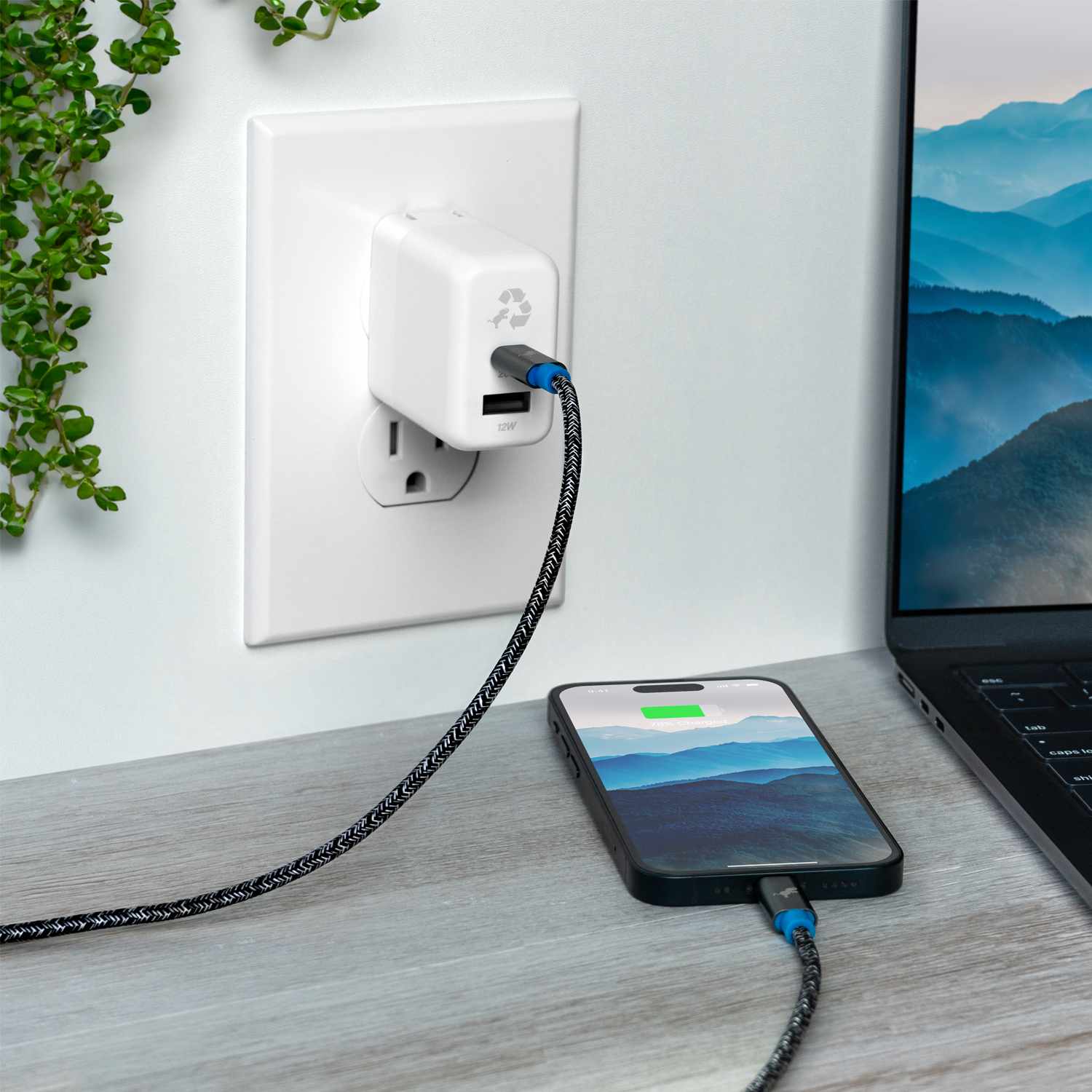 Nimble Wally Duo Wall Charger 32W PD 2-Ports USB-A/USB-C White