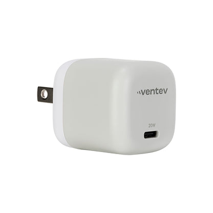 WC20CL261498 Mini Wall Charger USB-C 20W PD & USB-C to Lightning Cable 3.3ft White