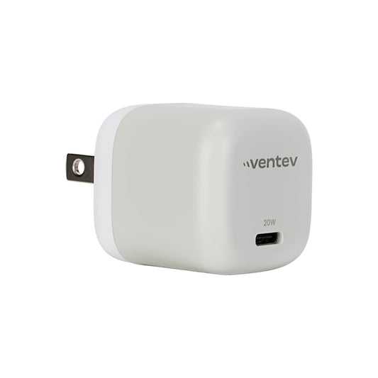 WC20CL261498 Mini Wall Charger USB-C 20W PD & USB-C to Lightning Cable 3.3ft White