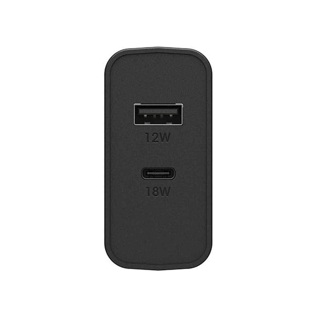 OtterBox Dual Fast Charge Power Delivery Wall Charger USB-C 30W Black