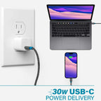 Nimble Wally SubNano Wall Charger 30W PD/PPS/GAN White