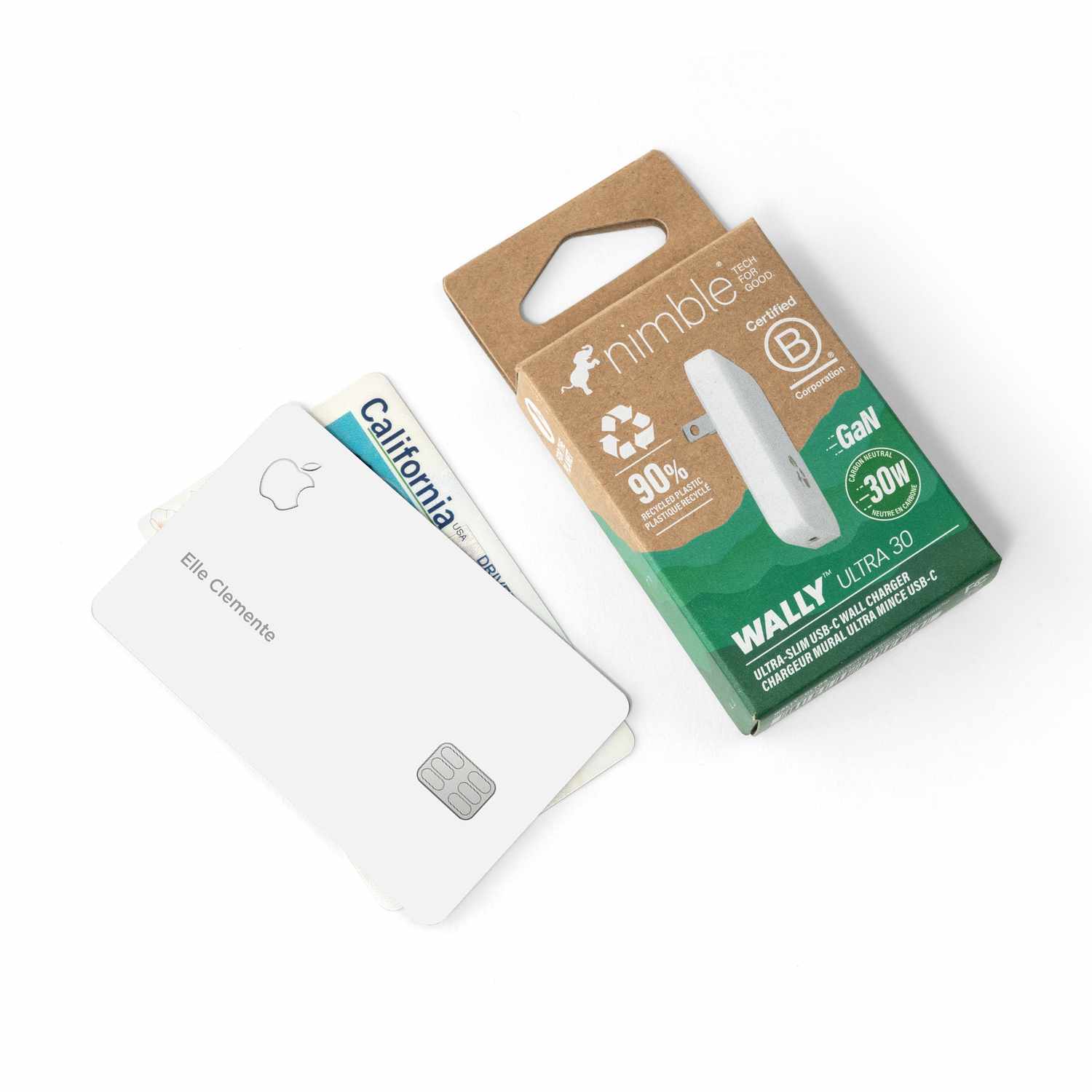 Nimble Wally Ultra Wall Charger 30W PD/PPS/GAN USB-C White