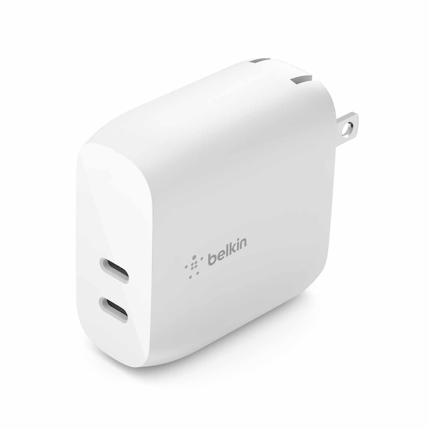 Belkin BoostCharge Wall Charger 40W PD 2-Ports USB-C White