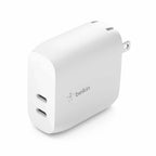 Belkin BoostCharge Wall Charger 40W PD 2-Ports USB-C White
