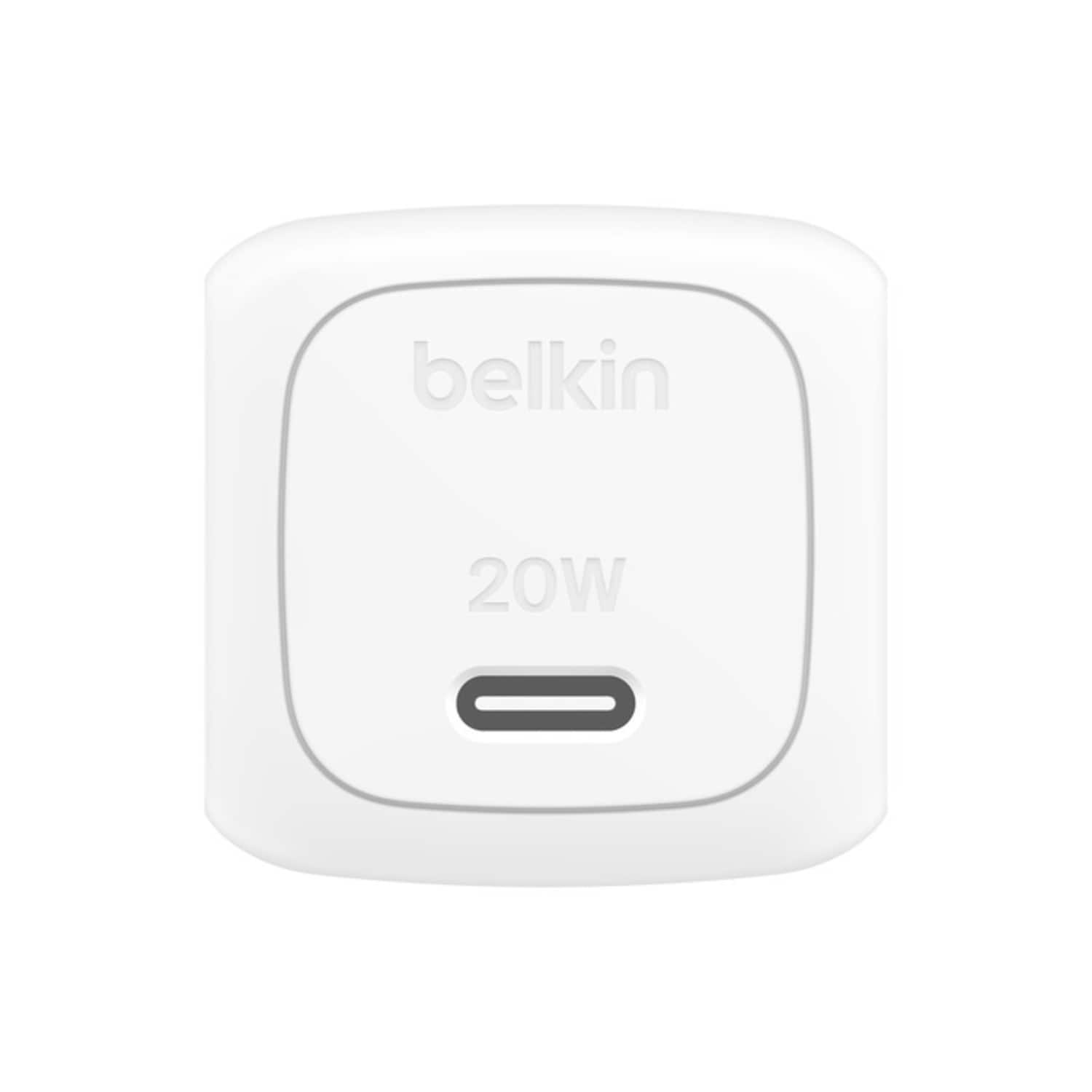 Belkin BoostCharge Compact Wall Charger 20W PD USB-C White