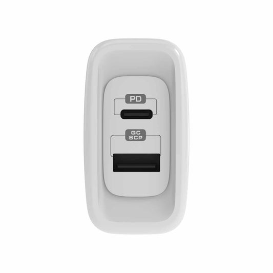 BEWCCS45WW Wall Charger Dual USB-C 45W PD and USB-A White