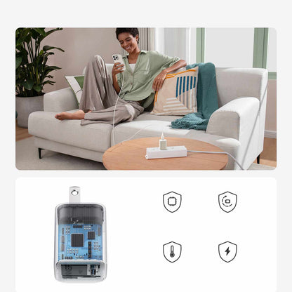 A2337J215 Nano USB-C 30W ECO Wall Charger White